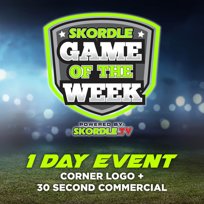 1 Day Event - Corner Logo + 30 Second Commercial