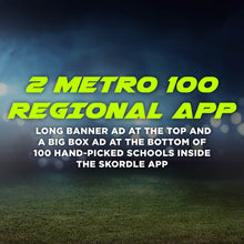 Load image into Gallery viewer, 2 Metro 100 Regional App