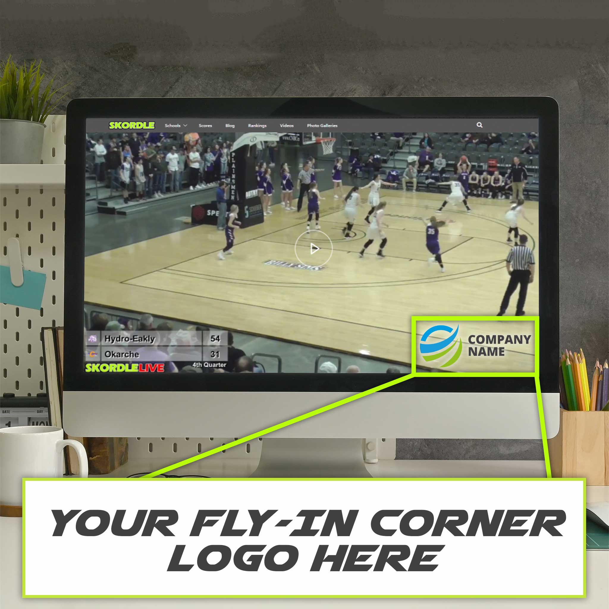 2 Day Event - Corner Logo + 30 Second Commercial
